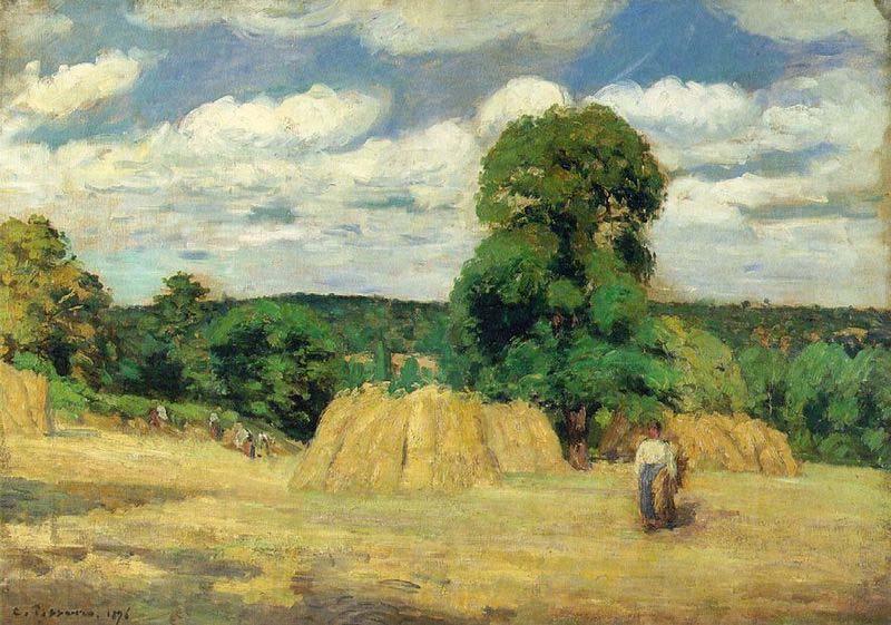 Camille Pissarro Ernte France oil painting art